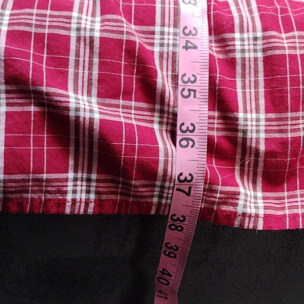 Harbor Bay Red and White Casual Button Down Men's Shirt Size 5XLT - Picture 8 of 12